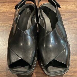 Melissa Black Sandals Size 9